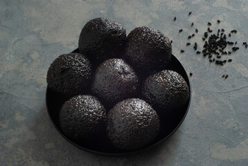 Energy balls from black cumin with dried apricots