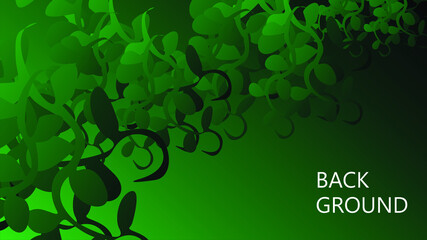Green abstract background, graphic, Minimal Texture, cover design, flyer template, banner