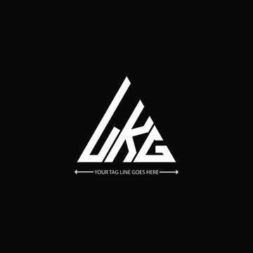 LKG letter logo creative design. LKG unique design