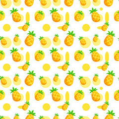 seamless pattern with fruits
