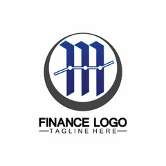 Business finance and Marketing logo Vector illustration  design