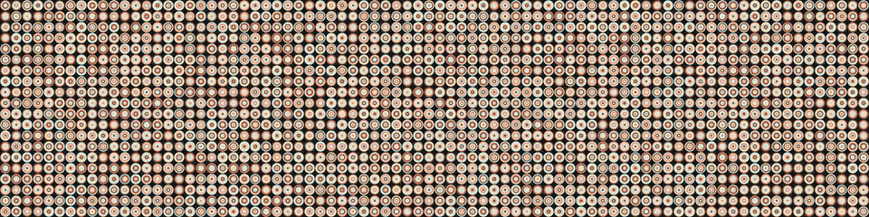 Abstract Geometric Pattern generative computational art illustration