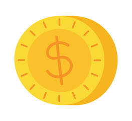 golden coin representation