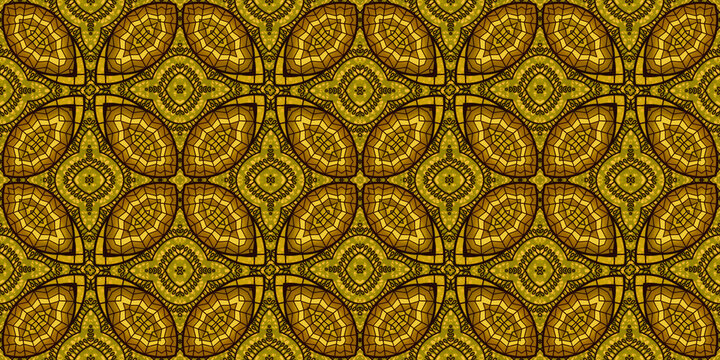 Colored African fabric - Seamless pattern, cotton, photo