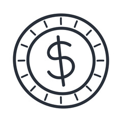 coin silhouette design