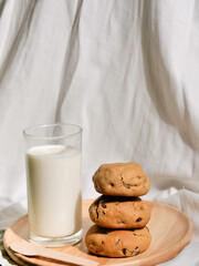 Cookies with clean backfround for comercial