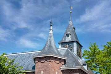 Obraz premium Urk, Noordoostpolder, Flevoland Province, THe Netherlands