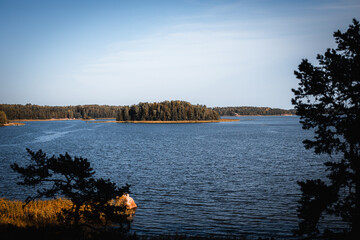 sea view from a high cliff 