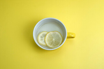 Lemon with cup
