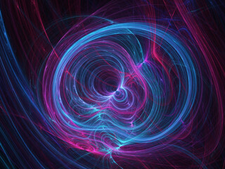 fractal on black