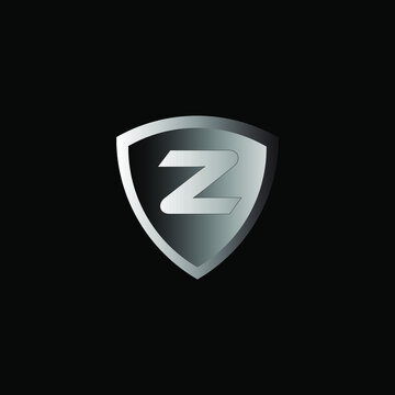 Z letter logo design. Z modern letter logo wit black background. Z creative  letter logo. simple and modern letter Z logo template 