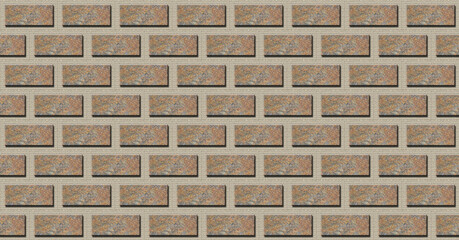 Brick wall background. Seamless pattern imitating brick wall.