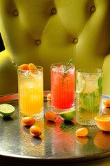 summer cocktails with fresh berries