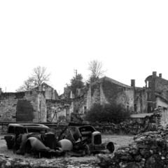 Oradour Sur Glane. Town in central France where the Nazis carried out one of the worst massacres in the country during the Second World War.