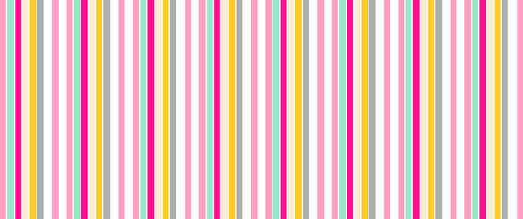 fabric Retro Color style seamless stripes vector pattern. Lines banner