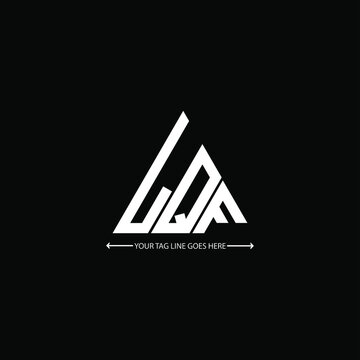LQF letter logo creative design. LQF unique design