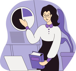 person in office with laptop