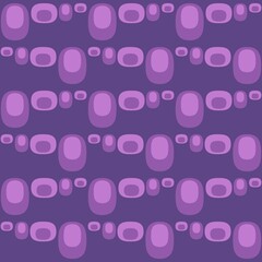 Rounded abstract seamless pattern - accent for any surfaces.