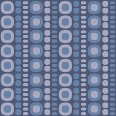 Rounded abstract seamless pattern - accent for any surfaces.