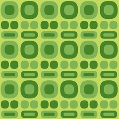 Rounded abstract seamless pattern - accent for any surfaces.