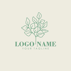 floral logo design