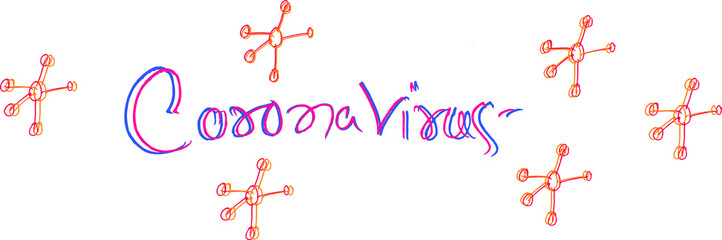 Coronavirus symbol background design. Coronavirus 2019-nCoV. Corona virus icon isolated