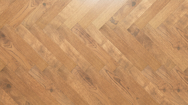 Wood Grain Background Texture. Herringbone Parquet Pattern made from Light Wooden Boards.
