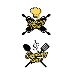 cooking logo design. illustration of cooking tool
