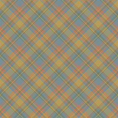 Plaid seamless pattern. Vector background of textile ornament. Flat fabric design.