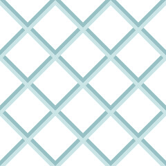 Geometric abstract vector pattern. Geometric modern diagonal light blue and white ornament. Seamless modern background