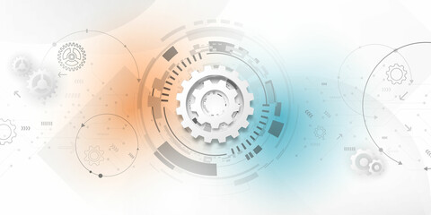 Obraz premium Abstract background poster with dynamic. technology network Vector illustration.
