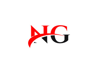 NG Letter Initial Logo Design Template