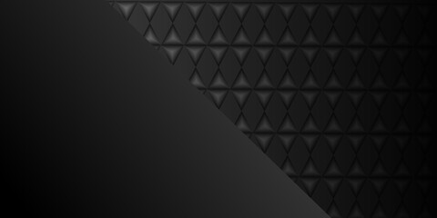 Abstract black triangle background