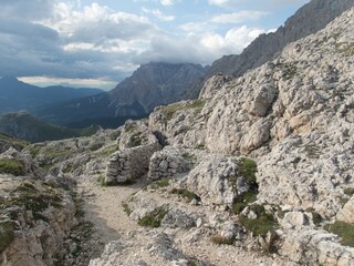 memory od world war 1 in dolomites at sass de stria