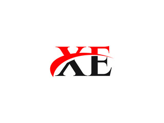 XE Letter Initial Logo Design Template