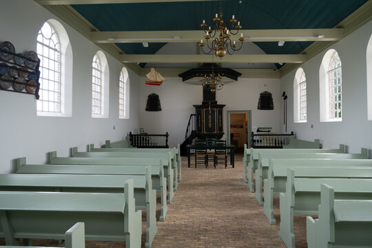 Schokland World Heritage site, Noordoostpolder, Flevoland Province, The Netherlands 