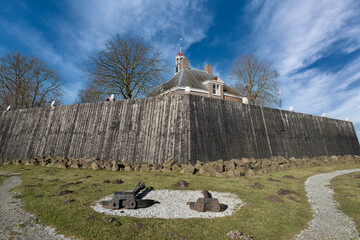 Schokland World Heritage site, Noordoostpolder, Flevoland Province, The Netherlands 