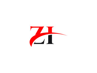 Obraz premium ZI Letter Initial Logo Design Template