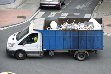 Truck in the city