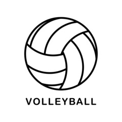 Volleyball icon symbol vector, Modern design , isolated on white background, illustration Vector EPS 10 , can use for  Volleyball Championship Logo