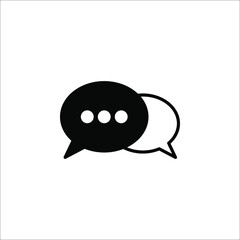 Comment icon Vector for Web Design on white background eps 10