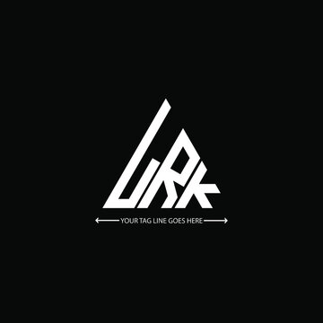 LRK letter logo creative design. LRK unique design