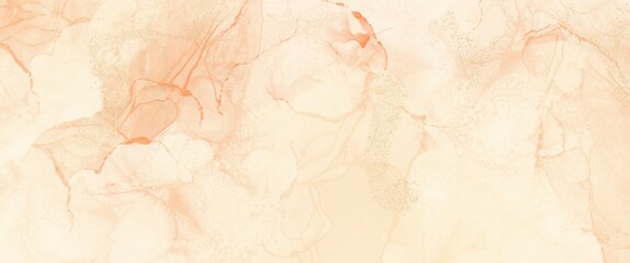creamy tender background, soft orange accent, alcohol ink background with peach colour, minimal hand painted art, abstract fluid marble