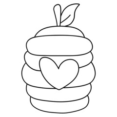 honeycomb outline SVG illustration for web, wedsite, application, presentation, Graphics design, branding, etc.