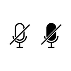 mute microphone icon