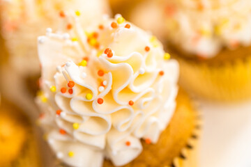 Pumpkin spice cupcake