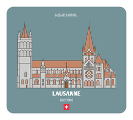 Lausanne Cathedral in Lausanne, Switzerland