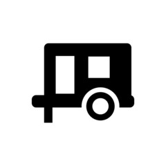 Camper tourism icon
