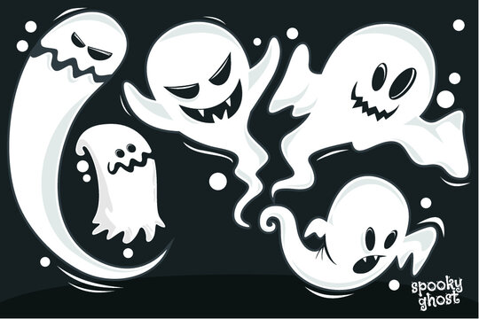 Halloween spooky adn sacry monster vector illustration for design