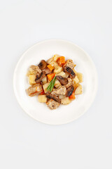 Mushrooms And Meat